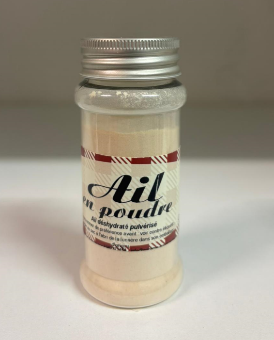 GARLIC POWDER - 100ML
AIL POUDRE 100ML