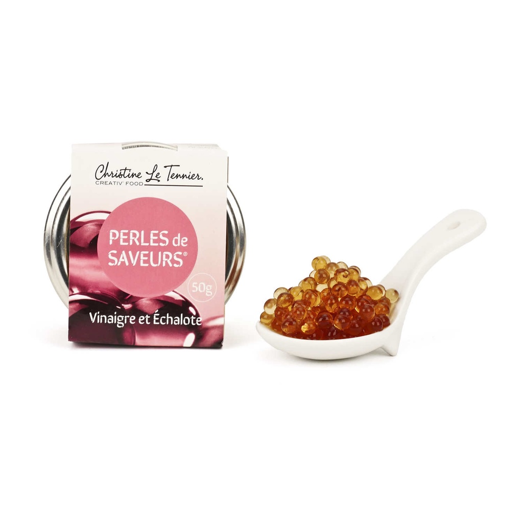 VINEGAR/SHALLOT PEARLS CHRISTINE LETENNIER PERLES VINAIGRE/ECHALOTE CHRISTINE LETENNIER