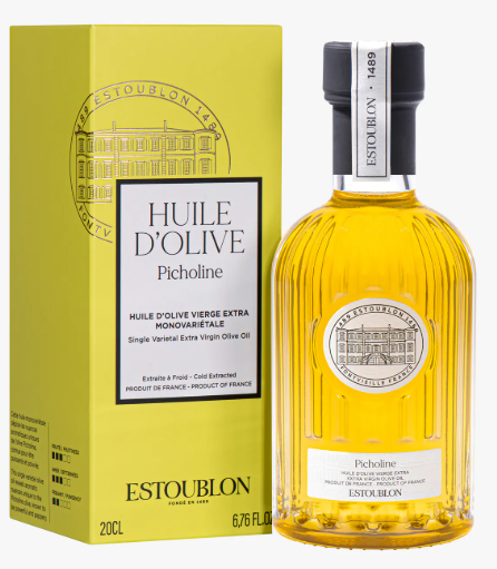 EXTRA VIRGIN OLIVE OIL PICHOLINE ESTOUBLON 20CL - HUILE EXTRA VIERGE PICHOLINE ESTOUBLON 20CL