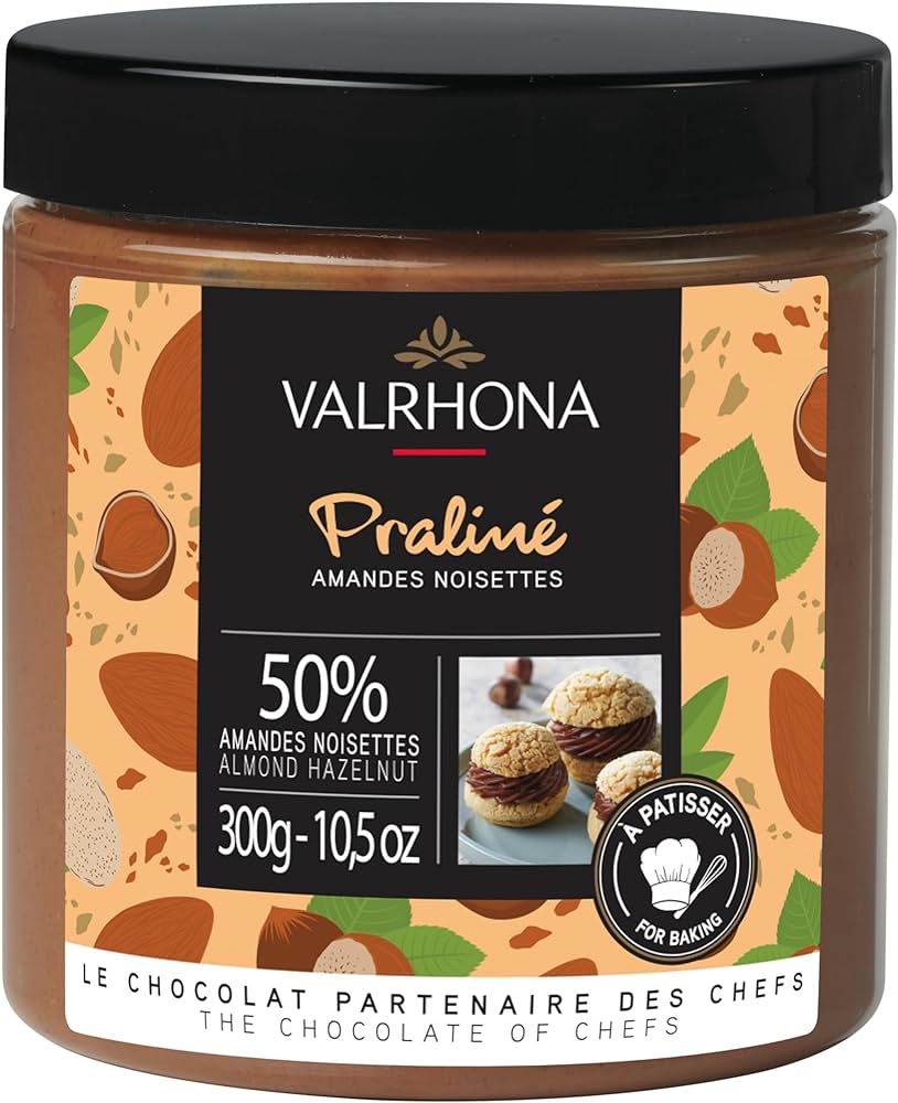 VALRHONA PRALINE ALMOND HAZELNUT VALRHONA PRALINE AMANDE NOISETTE