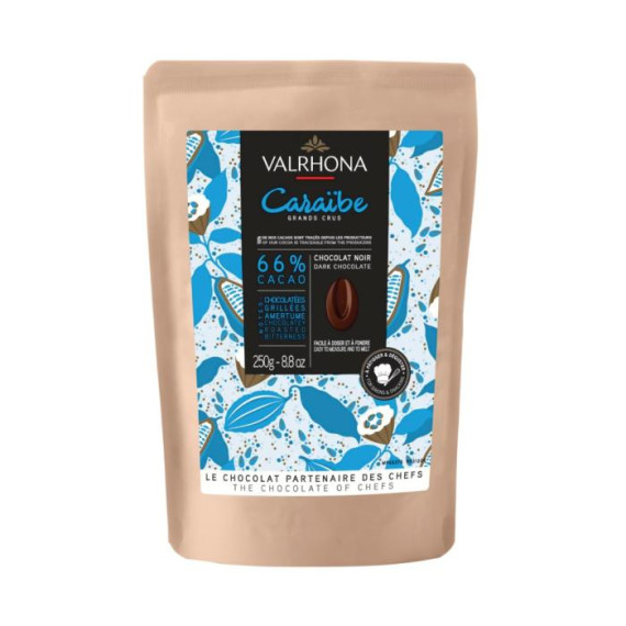 VALRHONA CARAIBE 66% - 250G VALRHONA CARAIBE 66% - 250G