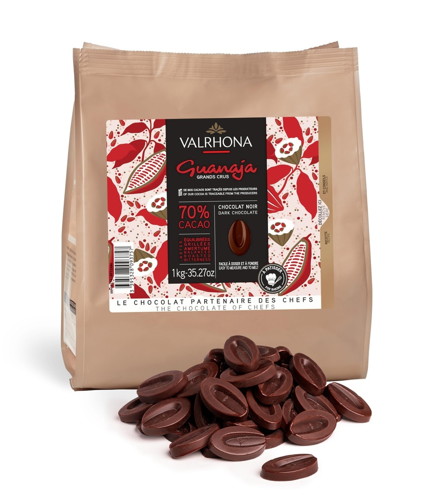 VALRHONA GUANAJA 70% - 1KG VALRHONA GUANAJA 70% - 1KG