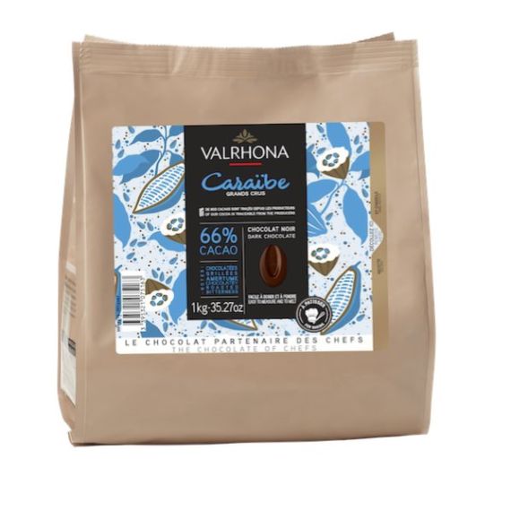 VALRHONA CARAIBE DARK 66% - 1KG VALRHONA CARAIBE NOIR 66% - 1KG