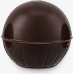 SOLSTIS BLACK CHOCO 1/2 SPHERE - 45PC SOLSTIS CHOCO NOIR 1/2 SPHERE - 45PC