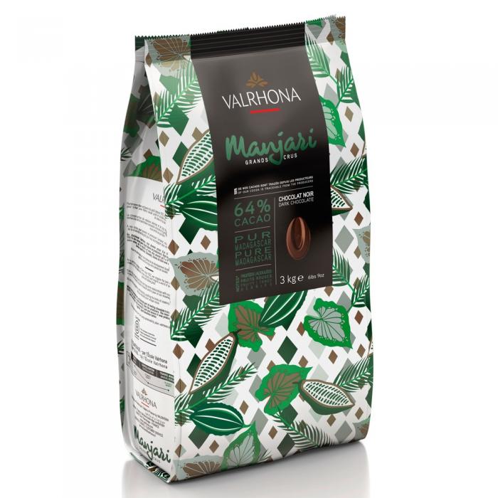 VALRHONA MANJARI MADAGASCAR 64% - 3KG VALRHONA MANJARI MADAGASCAR 64% - 3KG