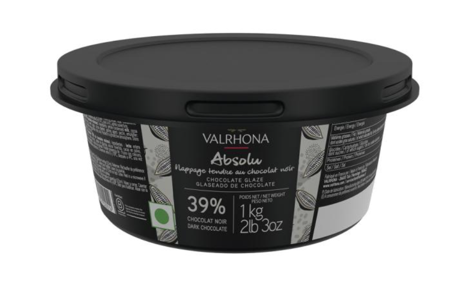 SOFT DARK CHOCOLATE TOPPING - 1KG NAPPAGE TENDRE AU CHOCOLAT NOIR - 1KG