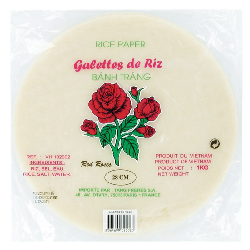 RICE PAPER 28CM GALETTE DE RIZ 28CM 