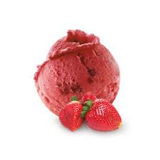 STRAWBERRY ICE CREAM - 750ML GLACE FRAISE MORCEAUX - 750ML