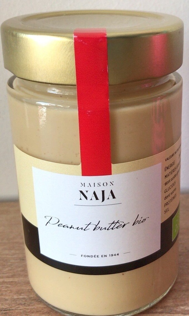 PEANUT BUTTER SMOOTH ORGANIC - 320GR
BEURRE DE CACAHUÃˆTE LISSE BIO - 320GR