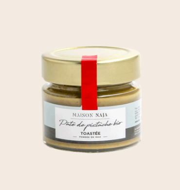 PISTACHIO PASTE ORGANIC - 100GR PATE PISTACHE TOASTEE BIO - 100GR