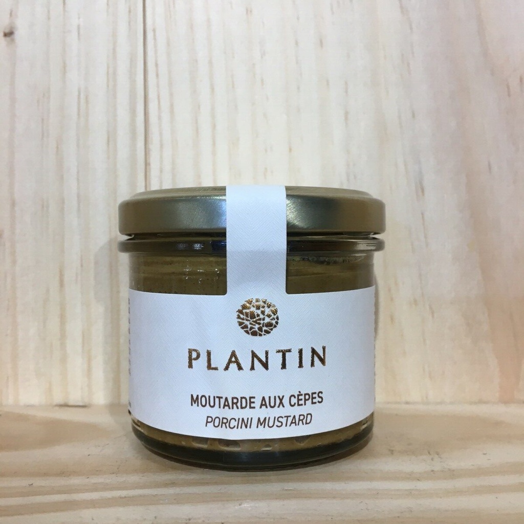 PORCINI MUSTARD "PLANTIN" - 110GR MOUTARDE AUX CEPES "PLANTIN" - 110G