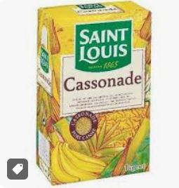 BROWN SUGAR, CASSONADE, 650 KG SUCRE ROUX CASSONADE, 650 G
