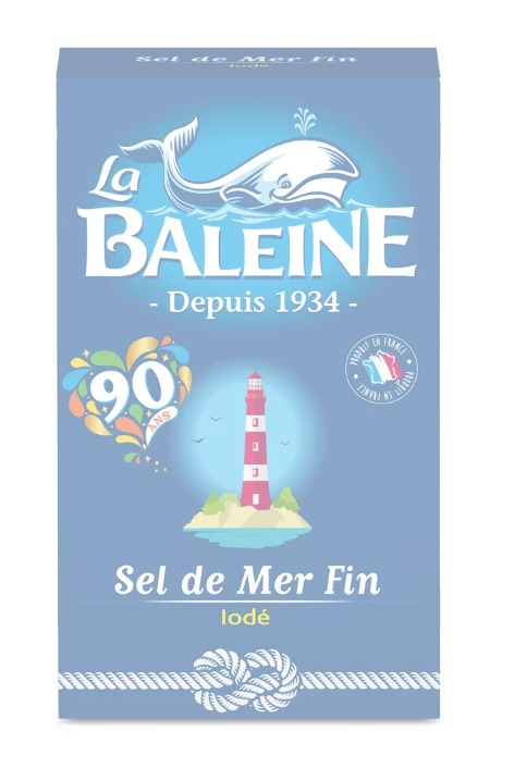TABLE SALT BALEINE - 500GR SEL FIN BALEINE - 500GR