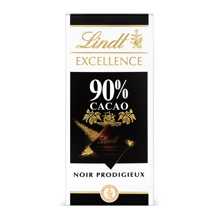 LINDT DARK CHOCOLAT 90% - BAG CHOCOLAT NOIR LINDT - PKT