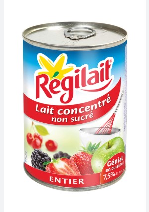MILK CONCENTRED NO/SUGAR - 410G LAIT CONCENTRE SANS  SUCRE 410G