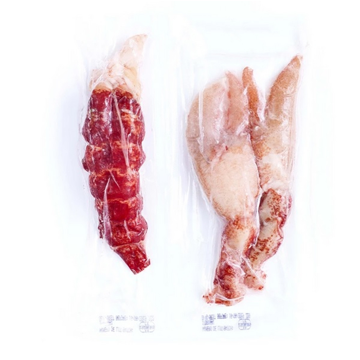 LOBSTER FROZEN TAIL CLAW 140/190GR PC HOMARD BLEU BRETAGNE PINCE ET QUEUE 140/190GR PC