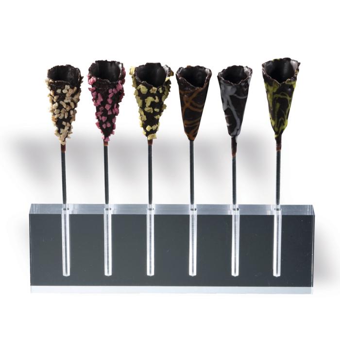 MINI CORNETS CHOCOLAT - 70PC MINI CONES CHOCOLAT - 70PC