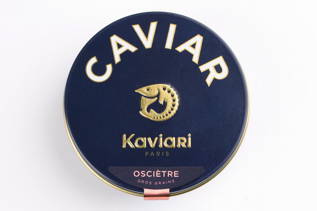 CAVIAR OSCIETRE GROS GRAINS 250GR -CAVIAR OSCIETRE GROS GRAINS 250G 