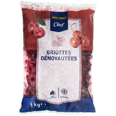 GRIOTTE FROZEN -  1KG GRIOTTE DENOYAUTE - 1KG