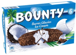 BOUNTY ICE CREAM X 4PC BOUNTY GLACE X 4PC