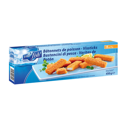 STICK FISH 30GR X 15PC BATONNET DE POISSON 30GR X 15PC