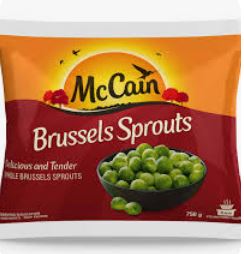 BRUSSEL SPROUTS FROZEN KG CHOUX BRUXELLE CONGELES KG