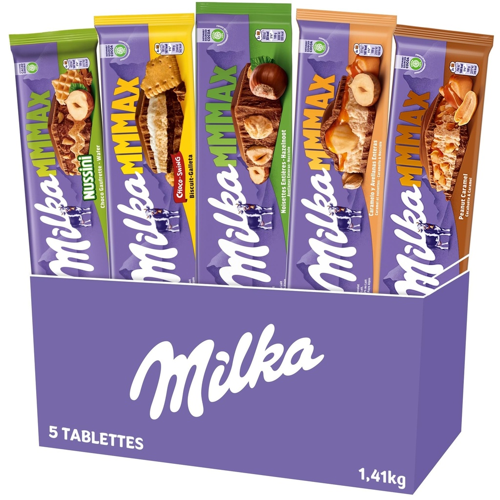 MILKA MIX FLAVOUR X 5PC
MILKA CHOCOLAT/NUTS X 5PC