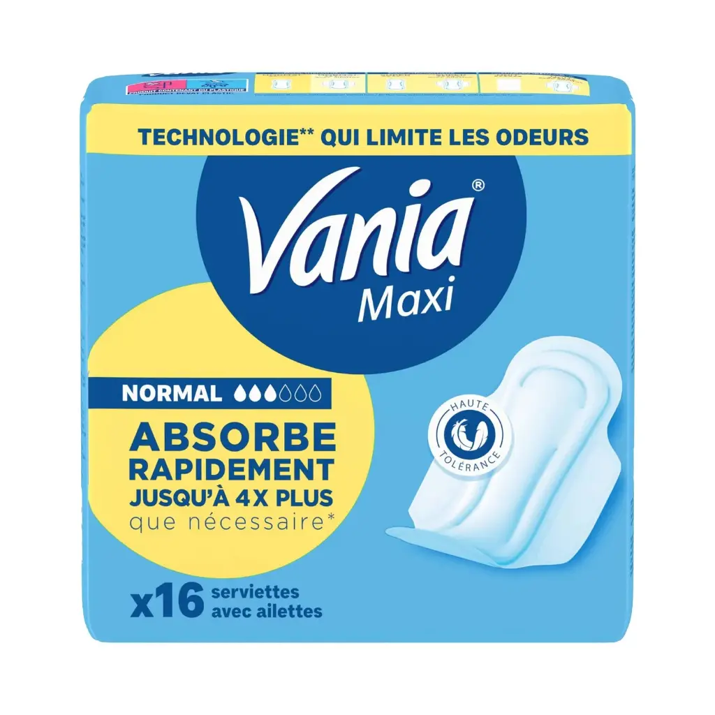 PANTY LINERS REGULAR VANIA SERVIETTES HYGIENIQUES REGULIER VANIA