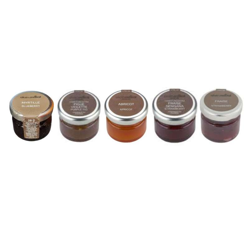 MINI JAM MIX FLAVOUR - ALAIN MILLIAT MINI CONFITURE MIX SAVEURS MILLIAT