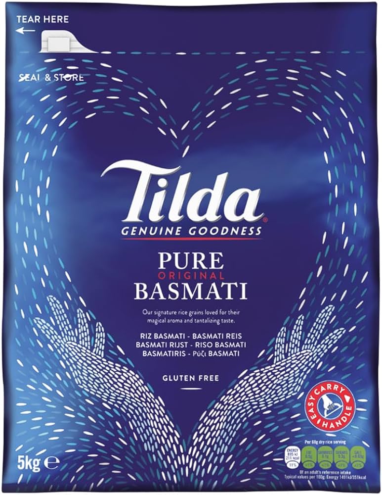 BASMATI BROWN TILDA RICE 1 KG -RIZ BASMATI BROWN TILDA 1 KG