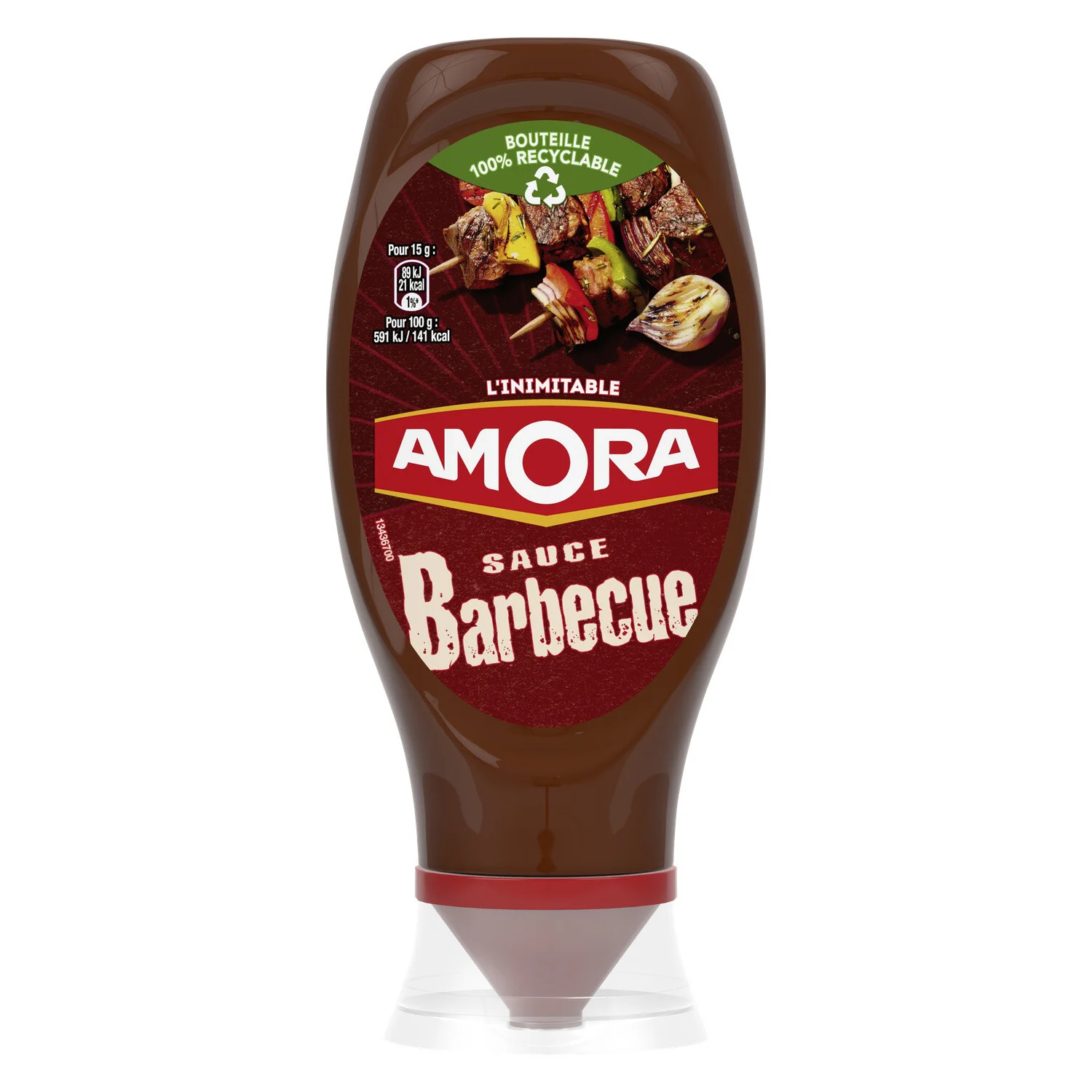 BBQ SAUCE AMORA SQUEEZE - 490GR BBQ SAUCE AMORA SQUEEZE - 490GR
