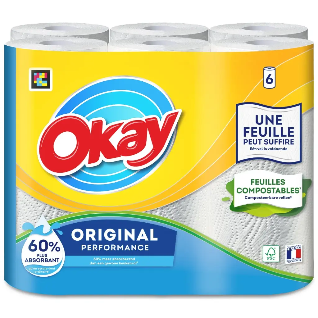 KITCHEN TOWEL OKAY - PACK OF 6 SOPALIN OKAY - PACK DE 6 