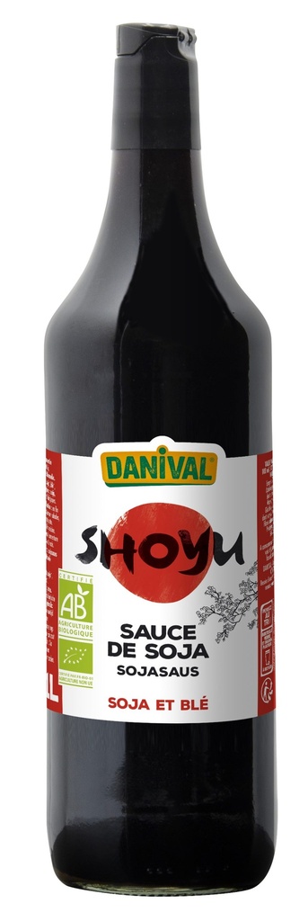 SOY SAUCE SHOYU ORGANIC - 1L SAUCE SOJA SHOYU BIO - 1L