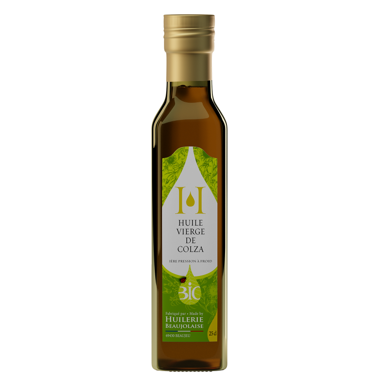 RAPE SEED OIL ORGANIC - 500ML HUILE COLZA VIERGE BIO - 500ML
