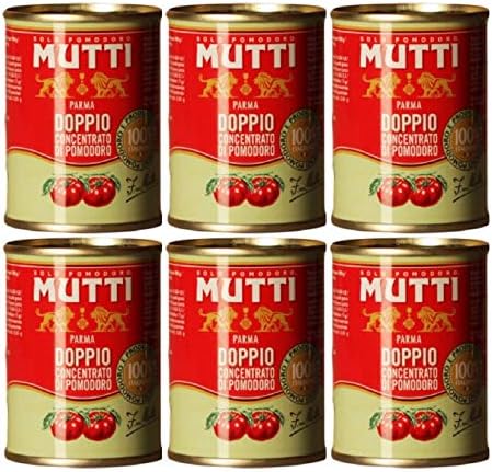 DOUBLE CONCENTRATE TOMATOES  (4) DOUBLE CONCENTRATE DE TOMATES 1/6 MUTTI  4