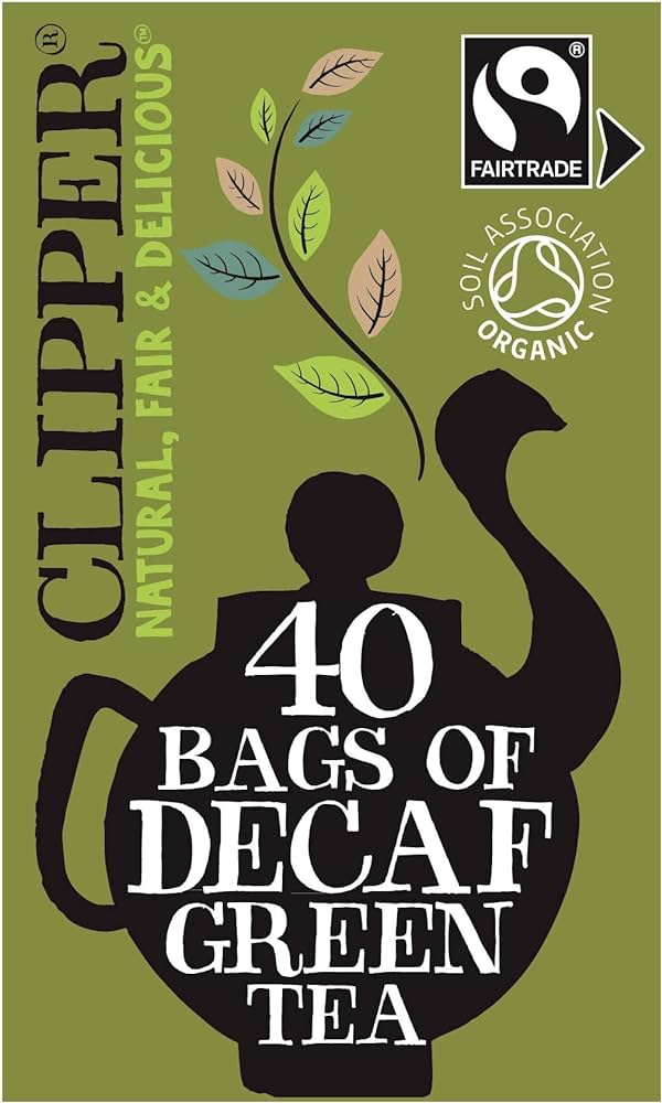 CLIPPER GREEN TEA DECA - BOX CLIPPER THÃ‰ VERT DÃ‰CA - BOITE
