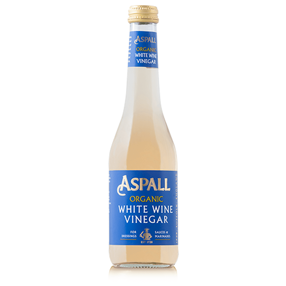 WHITE VINEGAR ASPALL - BOTTLE VINAIGRE VIN BLANC - BOUTEILLE