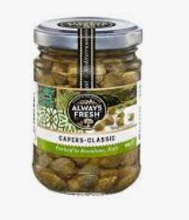 CAPERS IN VINEGAR ORGANIC - 150G CAPRES AU VINAIGRE BIO - 150G