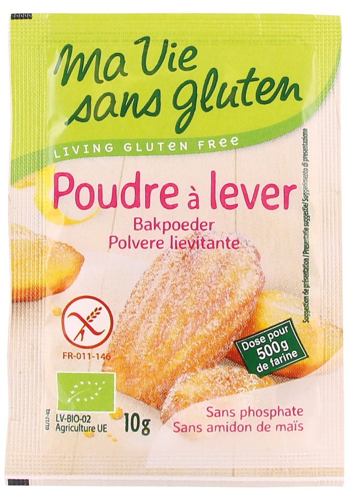 BAKING POWDER GLUTEN FREE POUDRE A LEVER SANS GLUTEN