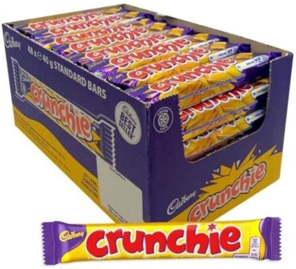 CADBURYS CRUNCHIE 40GR X 4PC
CADBURYS CRUNCHIE 40GR X 4PC