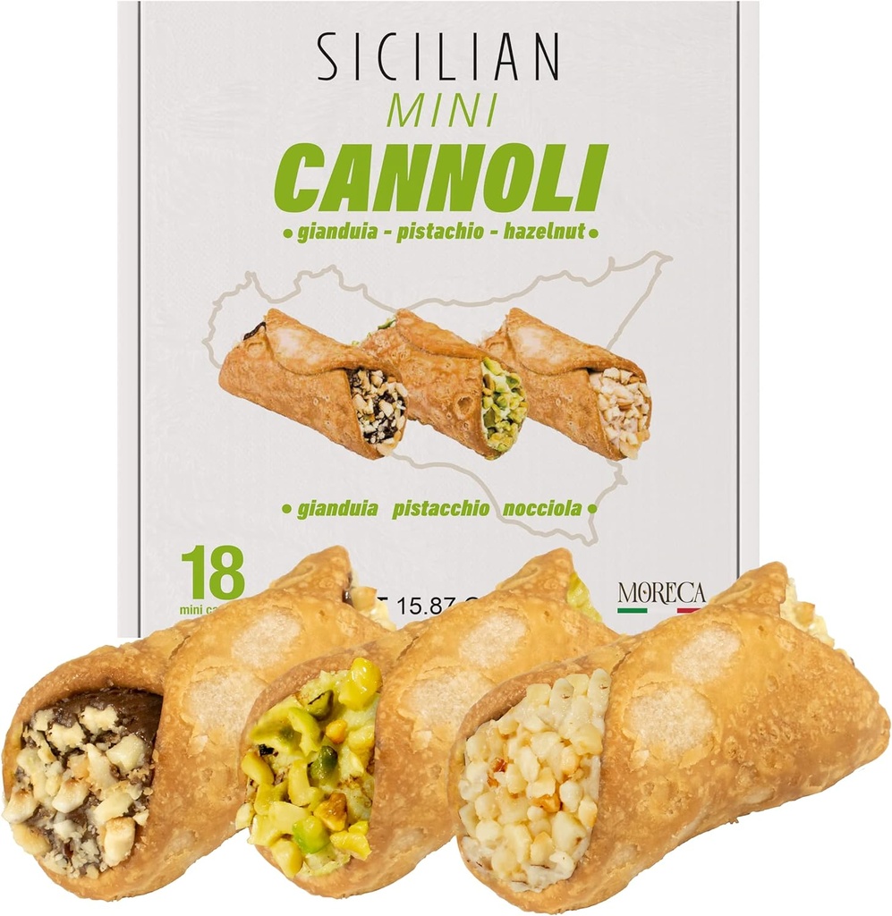 CANNOLI SICILIA MINI - 18PC CANNOLI SICILIA MINI - 18PC