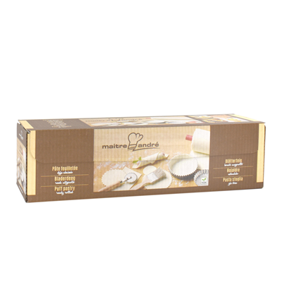 PUFF PASTRY 3.5M MAITRE ANDRE
PÃTE FEUILLÃTE 3,5M MAITRE ANDRE