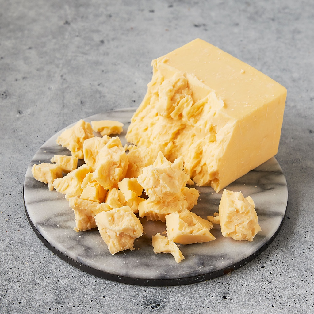 BRITISH MATURE CHEDDAR - KG SHARP AGED ENGLISH CHEDDAR  - KG