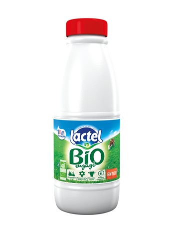 MILK WHOLE FRESH ORGANIC - 1L LAIT ENTIER FRAIS BIO - 1L 