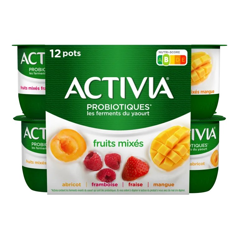 ACTIVIA FRUITS - 4 X 125G ACTIVIA FRUITS - 4 X 125G