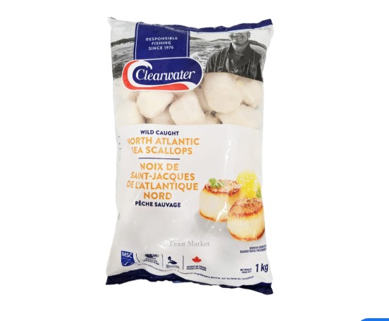 FROZEN SCALLOP 10/20 ATLANTIC -1 KG NOIX ST JACQUES 10/20 ATLANTIC -1 KG
