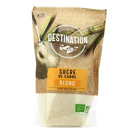 WHITE SUGAR ORGANIC - 1KG SUCRE DE CANNE BLOND - 1KG