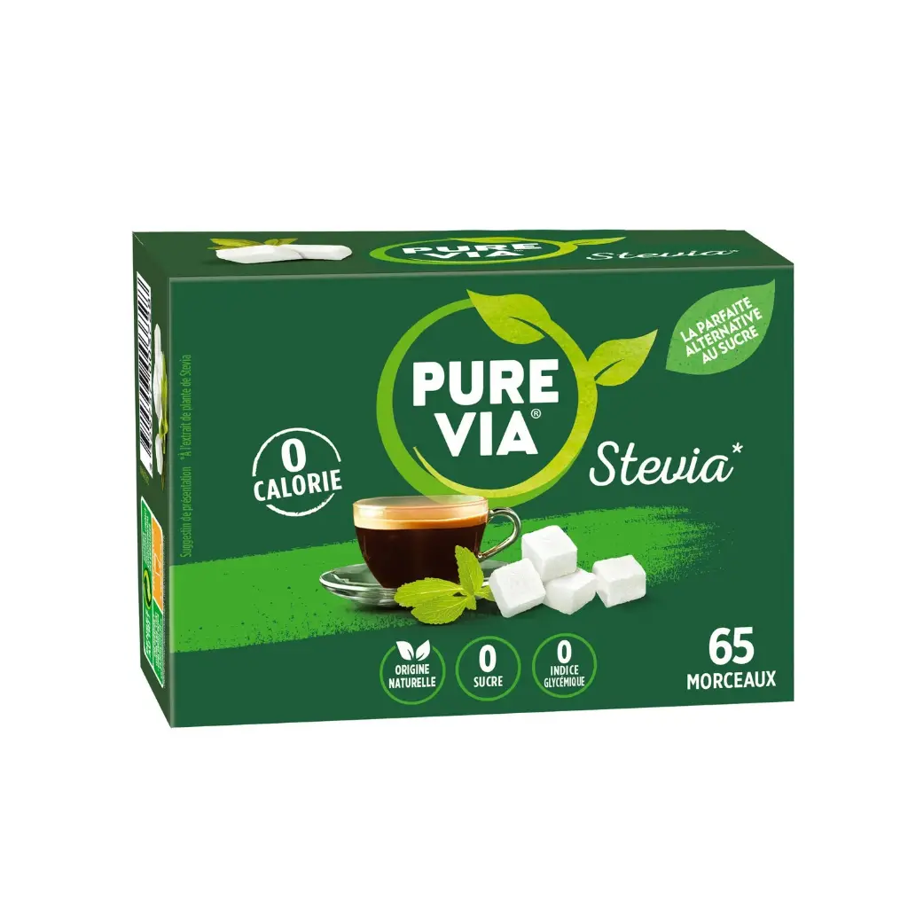STEVIA TABLETS - BOX STEVIA MORCEAUX - BOITE