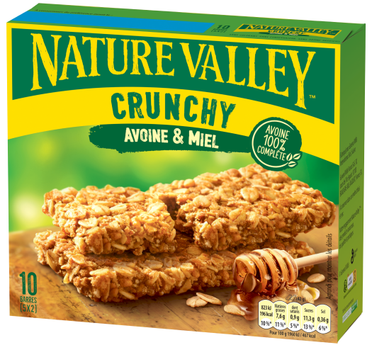 OAT AND HONEY CRUNCHY  5x42GR CROQUANT AVOINE ET MIEL 5x42GR