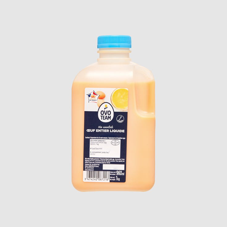EGG WHITE PASTEURISED - 1L BLANC D'OEUFS LIQUIDE - 1L
